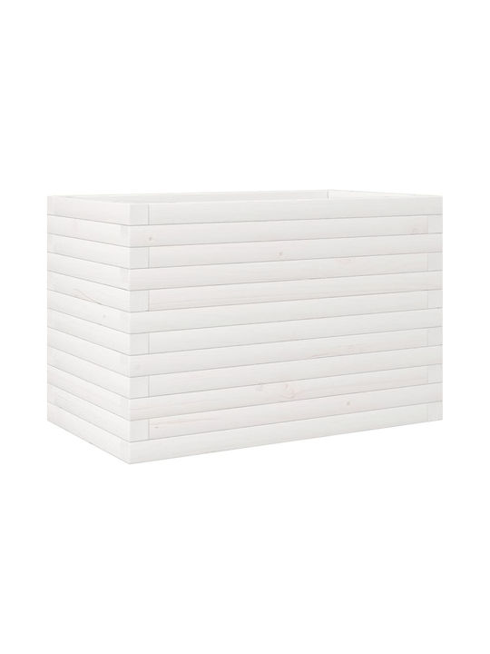 vidaXL Planter Box 70x45.5cm White 847264