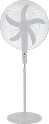 Evivak Pedestal Fan 60W Diameter 45cm White