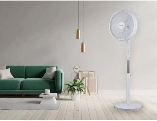 Singer Ventilator Sockel 55W Lüfterdurchmesser 40cm Weiß