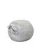 Round Side Table Lemon Gray M45xL32xH26cm
