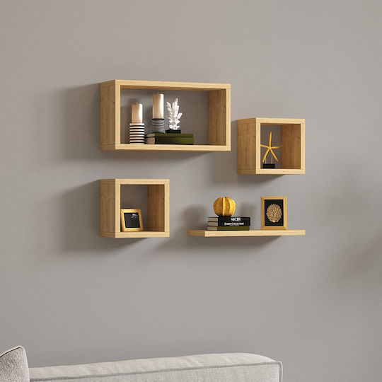 Ράφι Babine Oak 84x15x44εκ.
