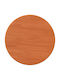 vidaXL Rund Tischoberfläche aus Massivholz Brown 40x40x2.5cm 847125 1Stück