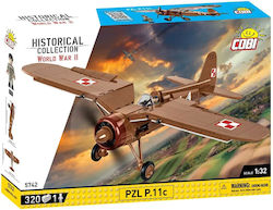 Cobi PZL P.11C Pentru 7+ Ani 320 Bucăți Cobi PZL P.11C Pentru 7+ Ani 320 Bucăți