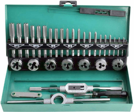 AWTools AW40526 Σετ Κολαούζα & Φιλιέρες από Χάλυβα 32τμχ