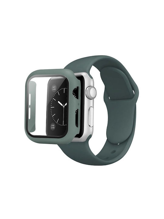 Πλαστική Θήκη σε Πράσινο χρώμα για Apple Watch Series 7 41mm