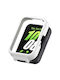 Κάλυψης Carcasă de Plastic în culoarea Alb pentru Samsung Galaxy Fit 3