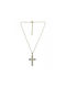 Kostibas Fashion Gold Plated Cross