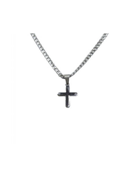 Kostibas Fashion Cross from Steel with Chain