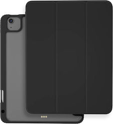 Blueo Flip Cover Δερμάτινο Μαύρο iPad 10th Gen 10.9" (2022)