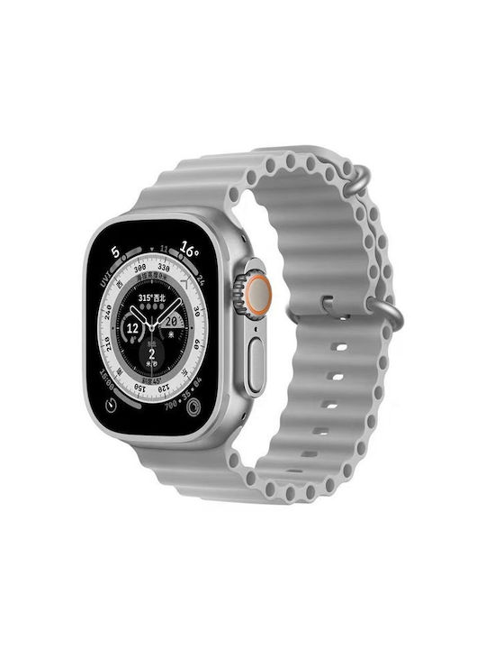 Λουράκι Σιλικόνης Γκρι (Apple Watch 38/40/41mm)