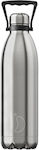 Chilly's Original Flasche Thermosflasche Rostfreier Stahl Silver 1.8lt