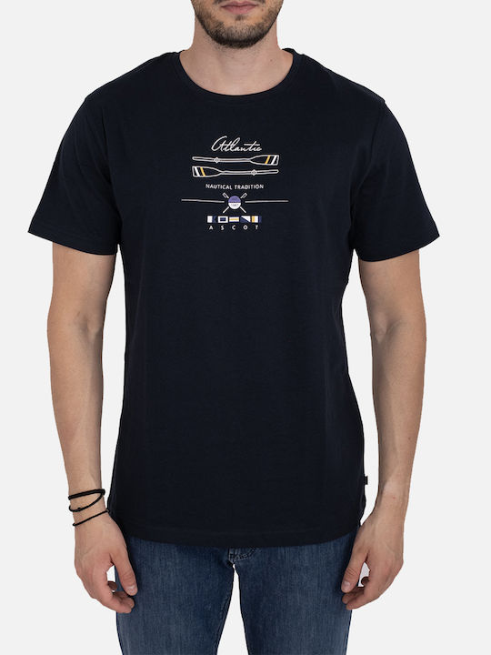 Ascott T-shirt Bărbătesc cu Mânecă Scurtă DarkBlue