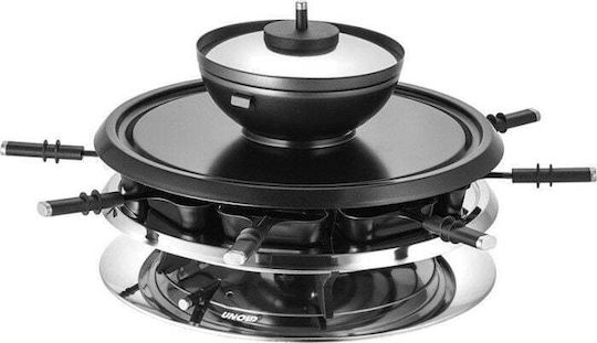 Unold Επιτραπέζια Ηλεκτρική Ψησταριά Raclette Λείας Πλάκας 1300W 40x40εκ.