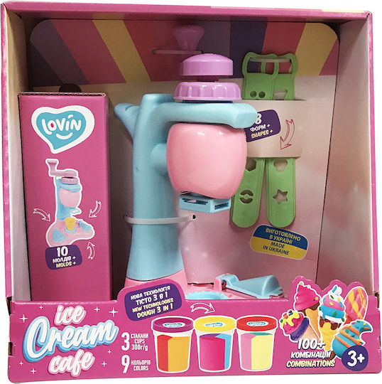 Okto Plasticină - Joc Ice Cream Café Pentru 3+ Ani