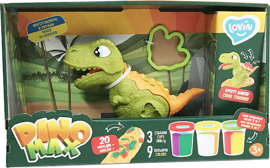 Dino Knete Spiel-Set Dino Max Für 3+ Alter 3 Stück