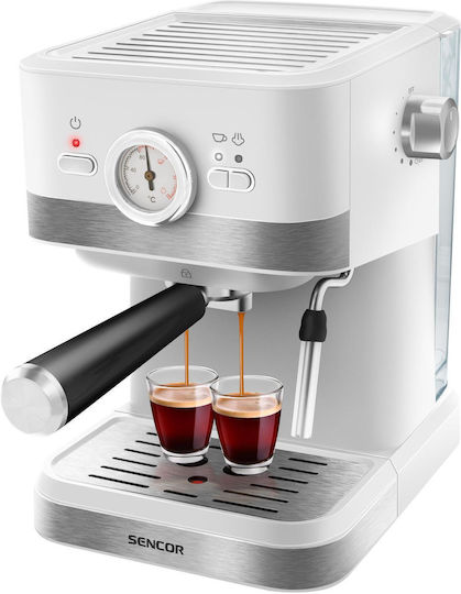 Sencor Automatic Espresso Machine 1050W Pressure 20bar White SES 1720WH