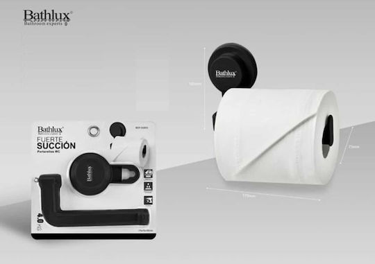 Bathlux Θήκη за тоалетна хартия Черен 105694