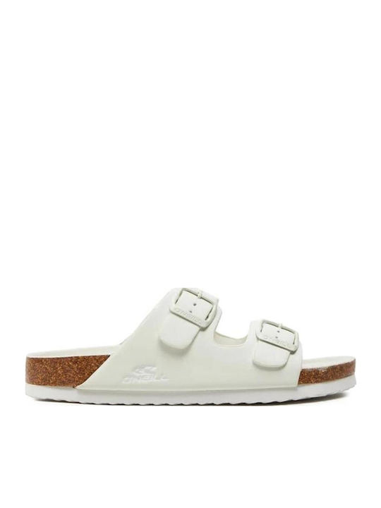 O'Neill Women's Flat Sandals in White Color