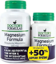 Doctor's Formulas Magnesium Formula 480mg 180 κάψουλες