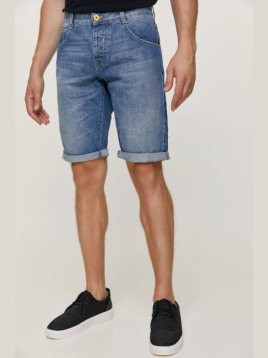 Edward Jeans Herrenshorts Jeans Hellblau