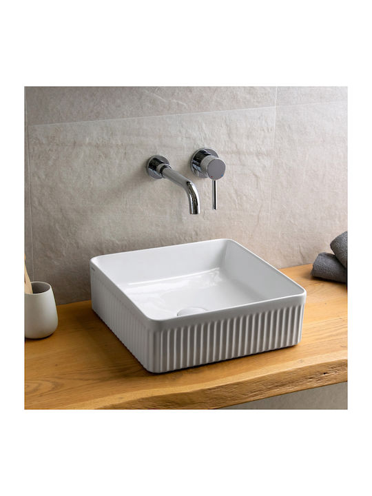 Karag Vessel Sink Porcelain 36.5x36.5x12cm White