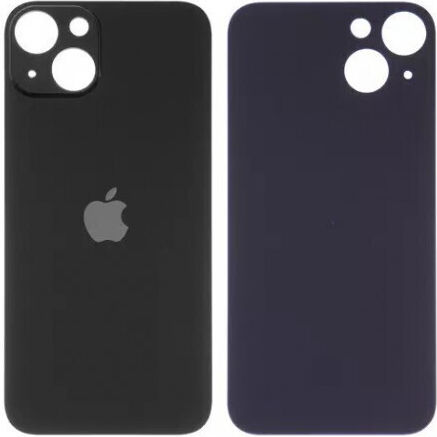 Κапак за замяна на батерията Bigger Hole Черен за iPhone 13.