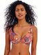 Padded Underwire Bikini Bra Santiago Nights with Adjustable Straps Multicolor