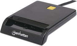 Card Reader Manhattan External Pin Smart Card Usb 102049