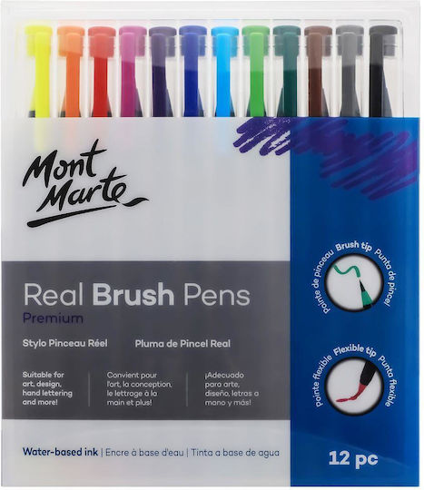 Mont Marte 12 Brush Markers