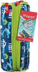 Maped Maped Blue Cylinder Pencil Case