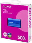 Adata SE880 USB 3.2 / USB-C Εξωτερικός SSD 500GB 2.5" Μπλε