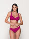 Bikini Bra Sense with Adjustable Straps Cyclamen