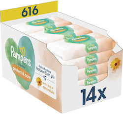 Pampers Harmonie Protect & Care Baby Wipes 14x44pcs