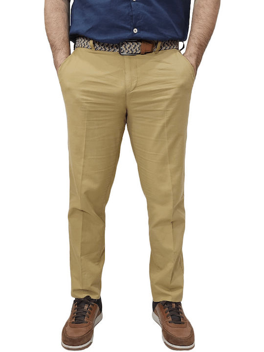 Freeman Clothing Pantaloni pentru bărbați Chino Camel