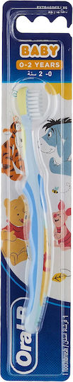 Oral-B Baby Extra Soft Baby Toothbrush For 0m+ Winnie Blue