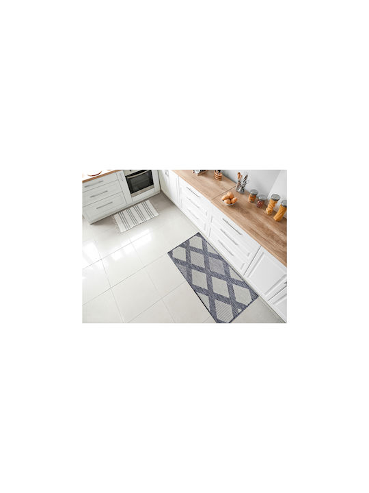 Chios Hellas Rectangular Kitchen Mat with Anti-slip Underlay Plan 8 100x150εκ.