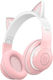 XO Kabellose Bluetooth Kinder Am Ohr Kopfhörer mit 6.5 Stunden Betriebszeit Rosa