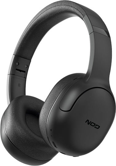 NOD 141-0251 Ασύρματα / Ενσύρματα On Ear Ακουστικά με 20 ώρες Λειτουργίας Μαύρα