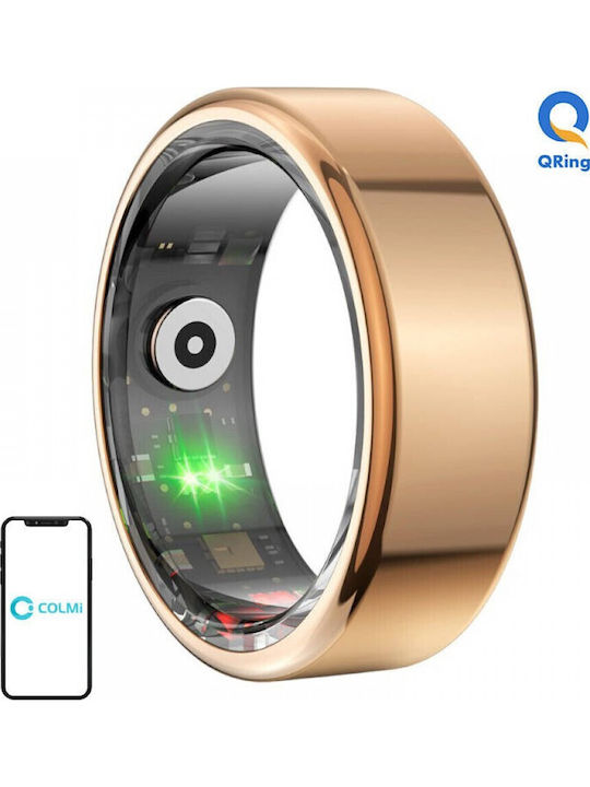 Colmi R02 Smart Ring (Size 11 - 20.6mm) 20.6mm mit Pulsmesser Gold