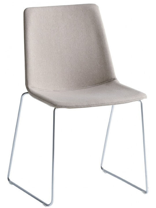 Καρέκλα Επισκέπτη σε Γκρι Χρώμα 48x55x85cm