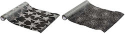 Органза ролка Коледа 2 броя Сребърно 0.28x5м