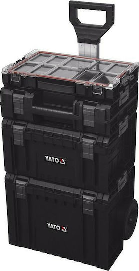 Yato Транспортен и съхранителен Пластмаса куфар за инструменти Размери: Ш72.2xД45xВ38см YT-09174