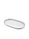 Atlas Melamin Servierplatte Oval Melamin Weiß 28x17cm 1Stück