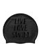 Buddyswim Live Love Swim Σκουφάκι Κολύμβησης Ενηλίκων από Σιλικόνη Μαύρο