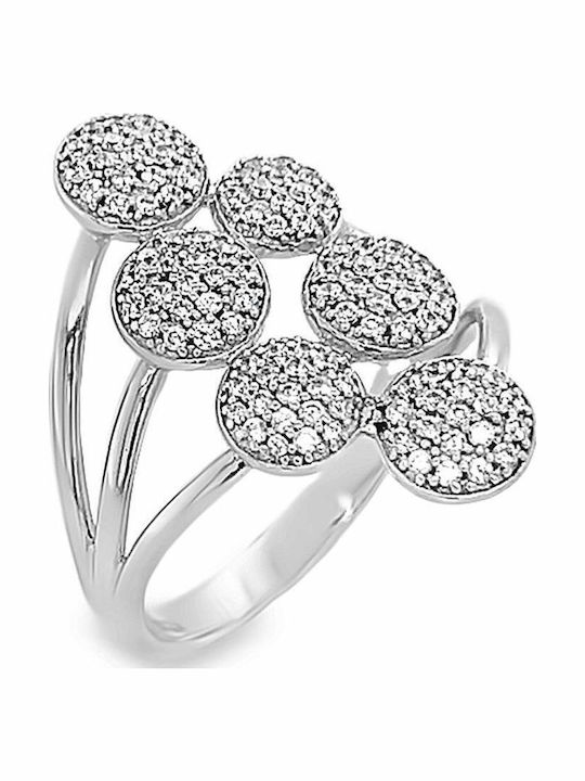 Xryseio Damen Ring mit Zirkonia aus Silber