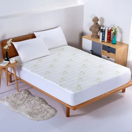 Ariete Mattress Topper Double Polyester Infused with Aloe & Elastic Straps 140x200cm