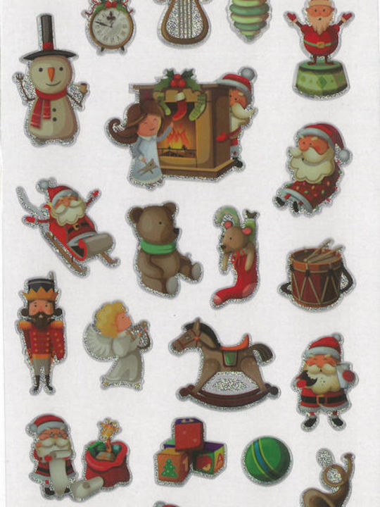 Weihnachtsaufkleber Weihnachtsfreunde 31x11cm 145100700