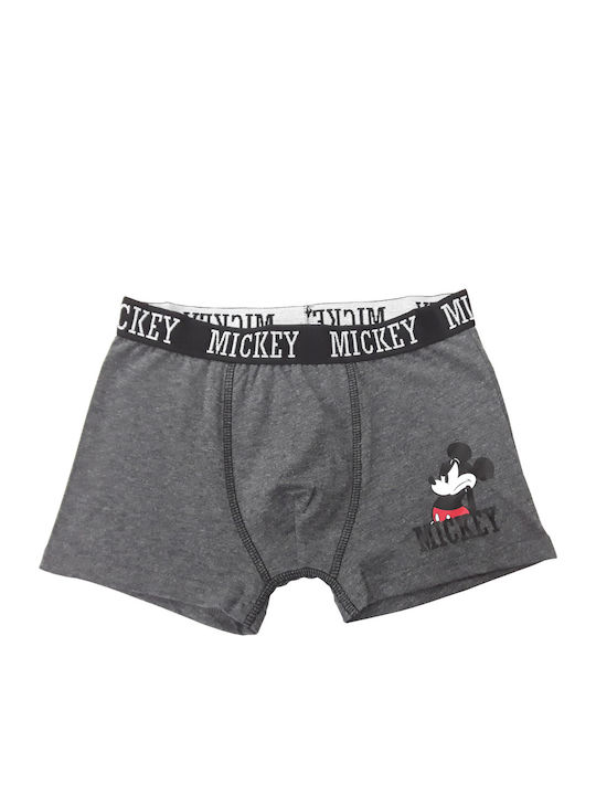 E PLUS M Mickey Boxer pentru copii Gri