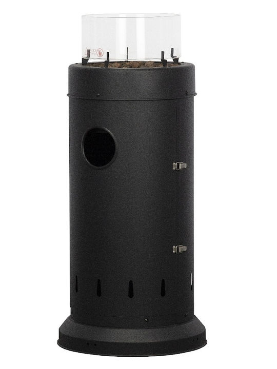 Thermogatz Tg Round F46h100 Τζάκι Εξωτερικού Χώρου Μεταλλικό Μαύρο