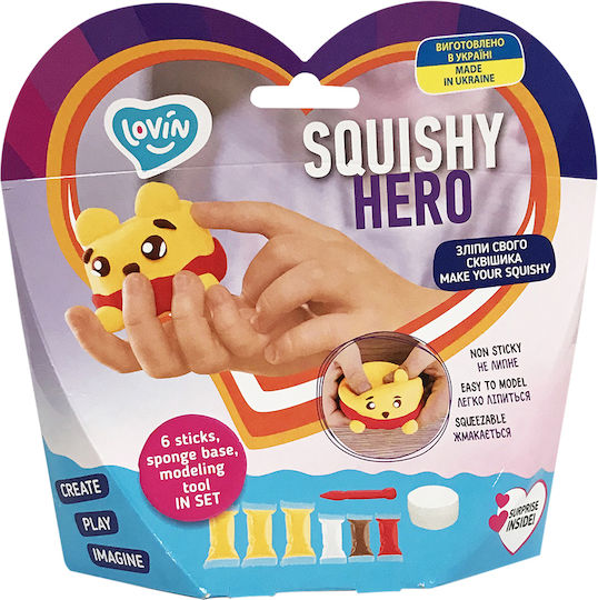 Okto Squiny Pooh Глина Подредба Многоцветенς 6τμχ